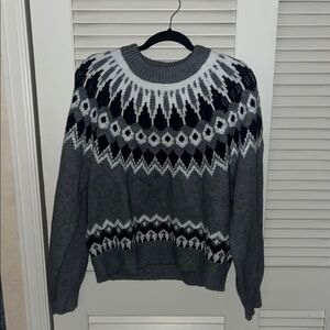 Ann Taylor Fair Isle Sweater - M